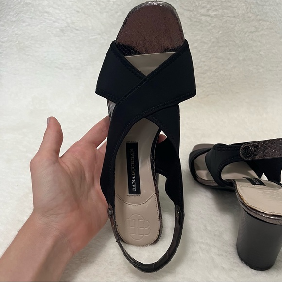 Dana Buchman size 8 1/2 med open toe heel - Picture 9 of 12